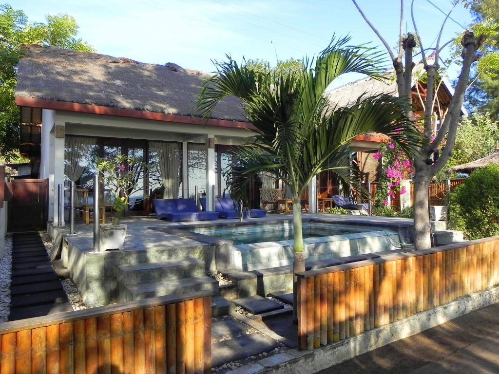 Kelapa Kecil Hotell Gili Trawangan Eksteriør bilde